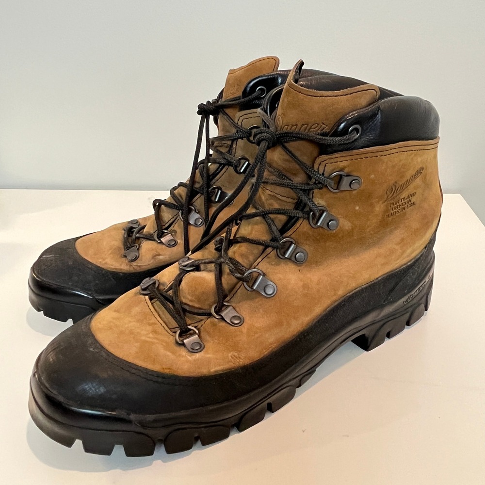 Danner Combat Hiker 43513X Mens 13 R Brown Leather Military Tactical Boots USA